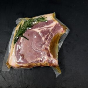COTE DE PORC CAPELIN MARINEE CITRON ET ROMARIN 2/3 pers 800g