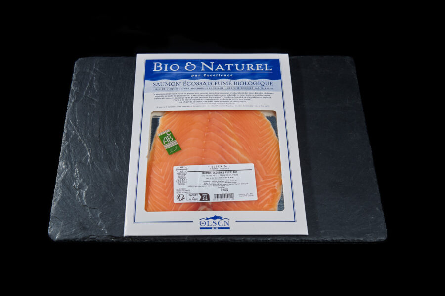 SAUMON FUME ECOSSAIS BIO plaquette de 150g