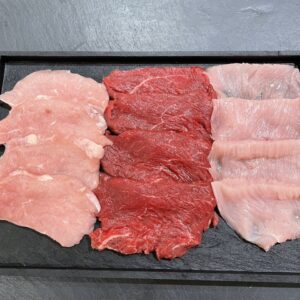 PIERRADE VEAU/BOEUF/VOLAILLE 200G