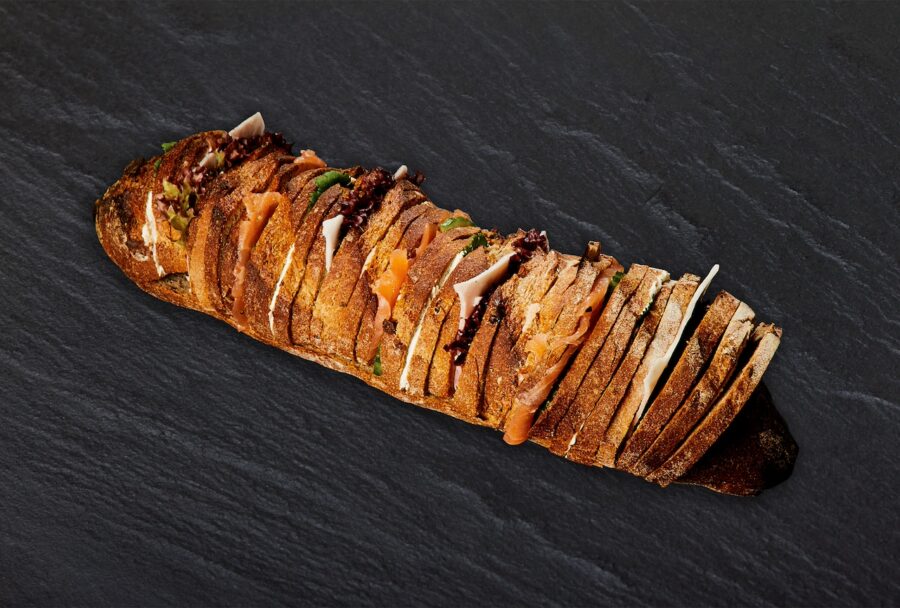 BÛCHE AUX NOIX 16 sandwichs